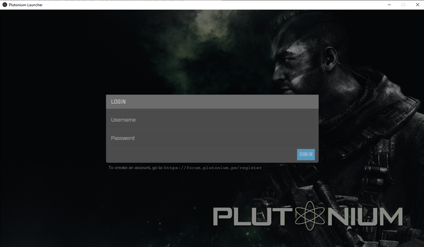 launcher login page